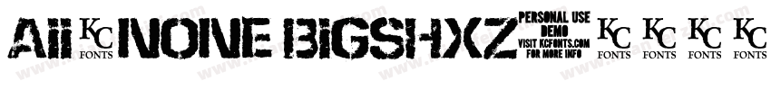 aii了none bigshxz字体转换